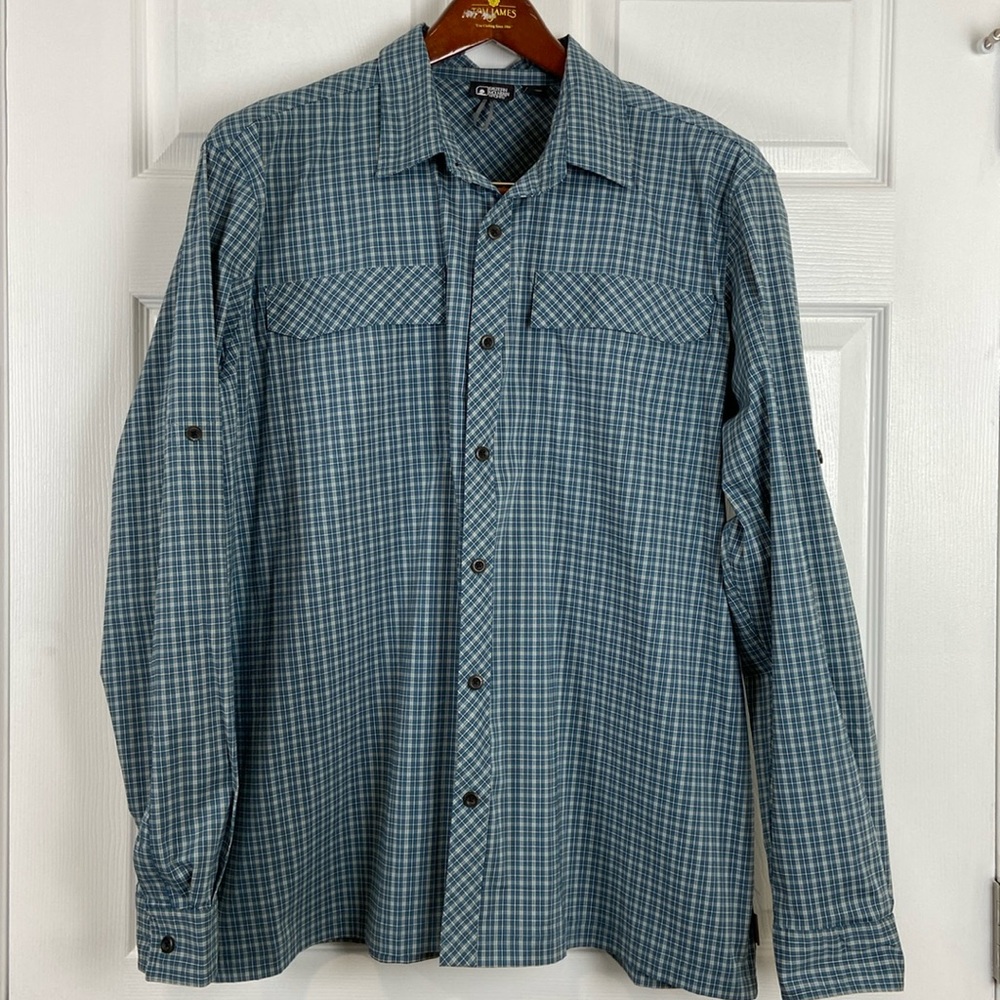 Eastern Mountain Sports long sleeve button down shirt men’s XXL